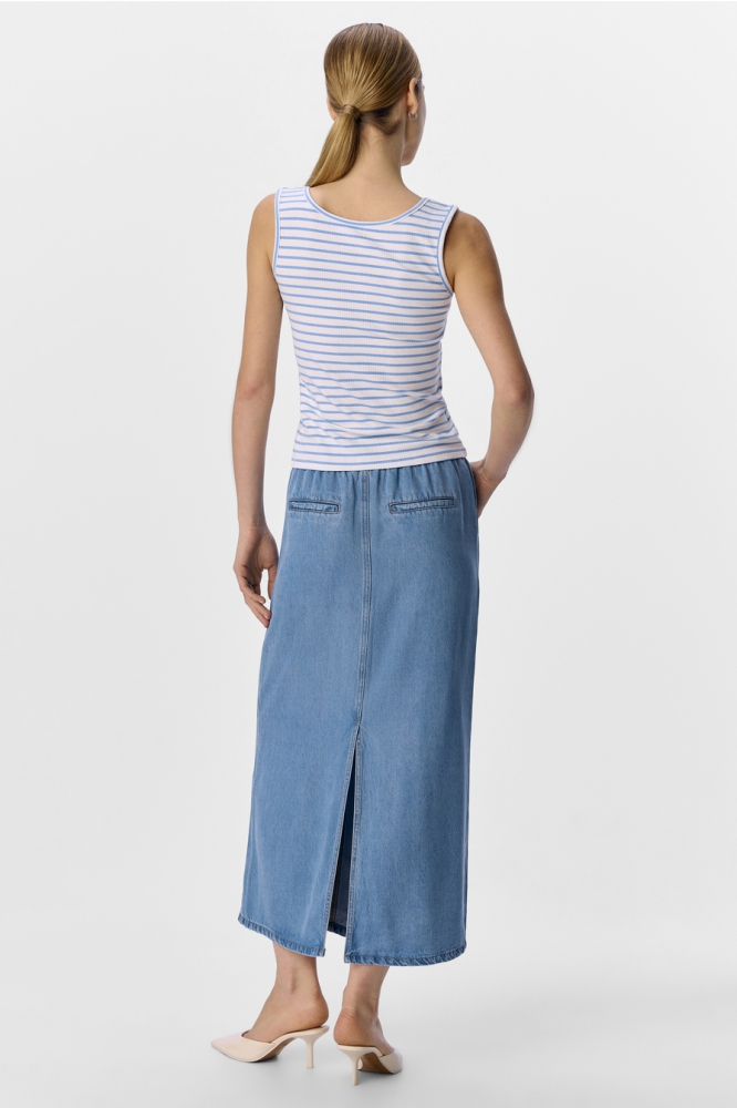 OBJJAMIE S/L SLI TANK TOP AOP NOOS 23046288 WHITE/CORNFLOWER BLUE